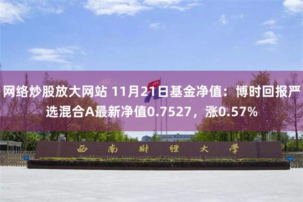 网络炒股放大网站 11月21日基金净值：博时回报严选混合A最