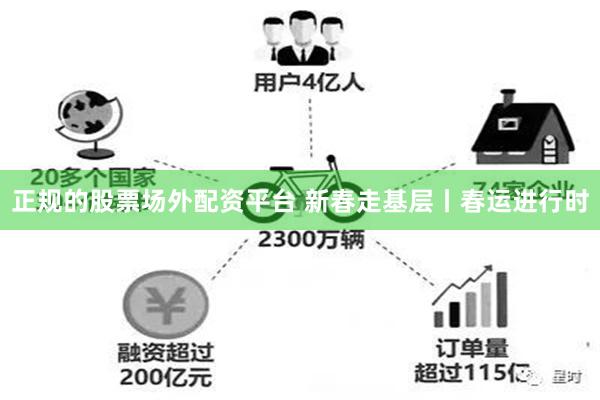 正规的股票场外配资平台 新春走基层丨春运进行时