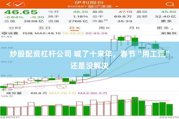 炒股配资杠杆公司 喊了十来年，春节“用工荒”还是没解决