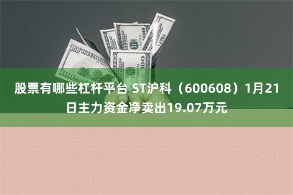 股票有哪些杠杆平台 ST沪科（600608）1月21日主力资